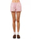 Loucia Capri Striped Boxer Short In Pink In Pink