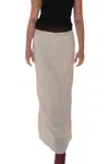 Loucia Georgia Maxi Skirt In Greige In Grey