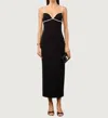 Loucia Nessa Maxi Dress In Black In Black