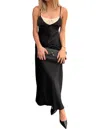 Loucia Ruby Maxi Dress In Black In Black