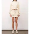Loucia Up & Away Mini Skort In Ivory In Multi