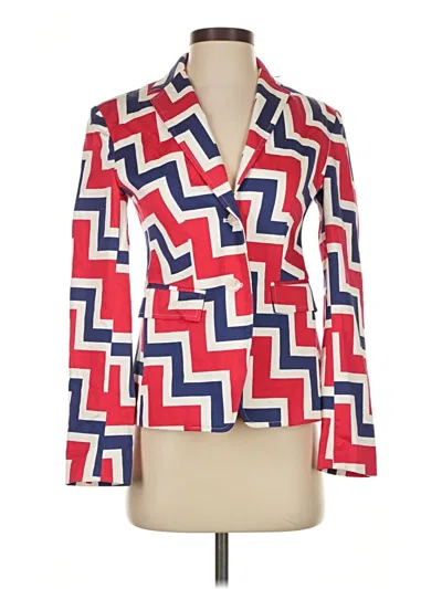 Pre-owned Loudmouth Blazer Jacket In Red