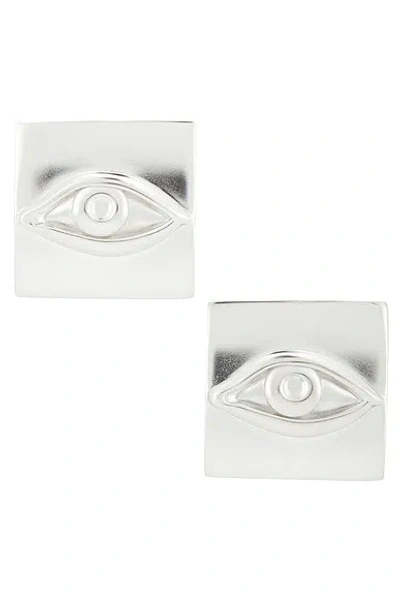 Louis Abel Ain Mid Earrings In Silver