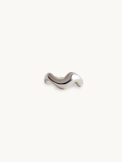 Louis Abel Aurea´ Polished Ring Silver 64 In Orange
