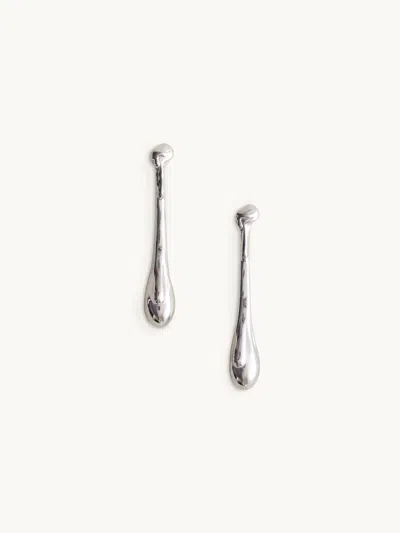 Louis Abel Cadendo Earrings Silver In Metallic