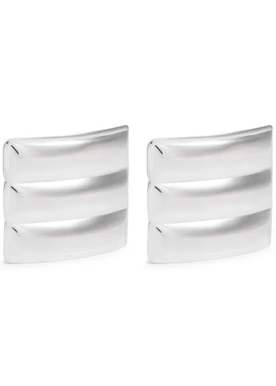 Louis Abel Cesi Sterling Silver Stud Earrings