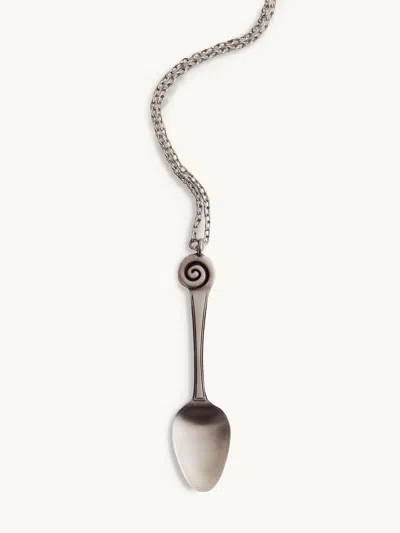 Louis Abel Dona Necklace Silver In Metallic