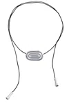 Louis Abel Maze Cord Necklace In Silver