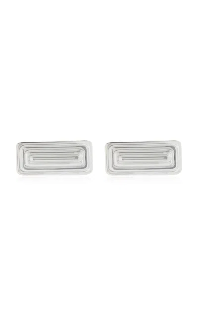 Louis Abel Maze Recycled Sterling Silver Earrings In Silver