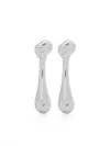 Louis Abel Mid Cadendo Earrings In Silver