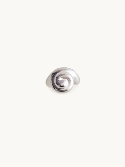 Louis Abel Uzu Ring Silver 60 In Green