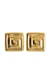 Louis Abel Uzu Square Earrings In Gold