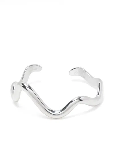 Louis Abel Ventilo Polished Bracelet In Silver