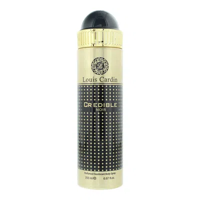 Louis Cardin Men's Credible Noir Deodorant Body Spray Spray 6.7 oz Fragrances 6283567789500