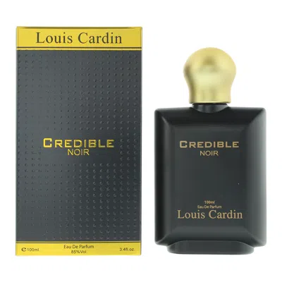 Louis Cardin Men's Credible Noir Edp Spray 3.4 oz Fragrances 6299800200237