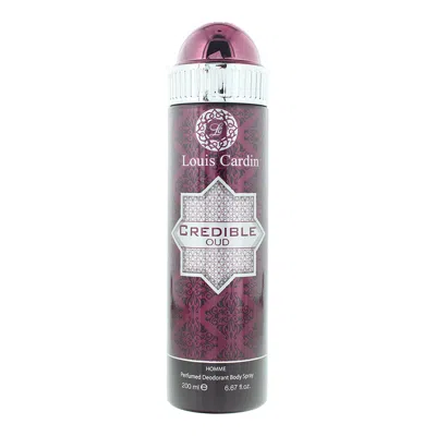Louis Cardin Unisex Credible Oud Deodorant Spray 6.7 oz Fragrances 6299800203139