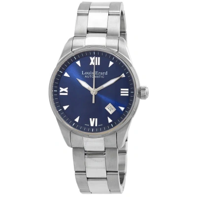 Louis Erard Heritage Automatic Blue Dial Men's Watch 69101aa05.bma19 In Metallic