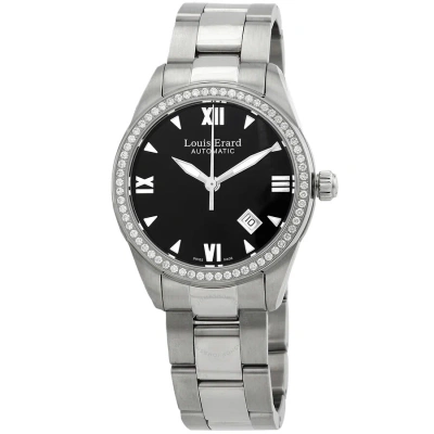 Louis Erard Heritage Automatic Diamond Black Dial Men's Watch 69101se02.bma19 In Metallic