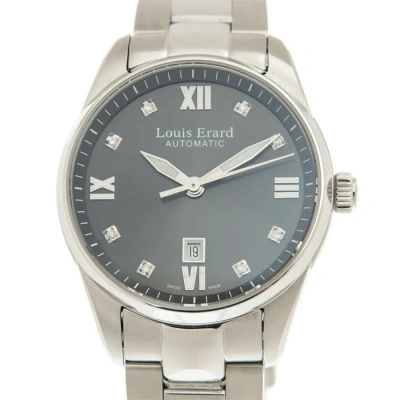 Louis Erard Heritage Automatic Diamond Grey Dial Ladies Watch 20100aa13.bma17 In Metallic