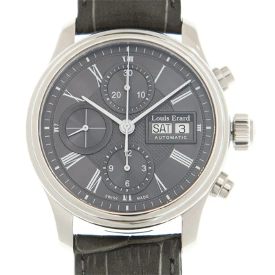Louis Erard Heritage Chronograph Automatic Blue Dial Men's Watch 78259aa23.bdc36 In Metallic