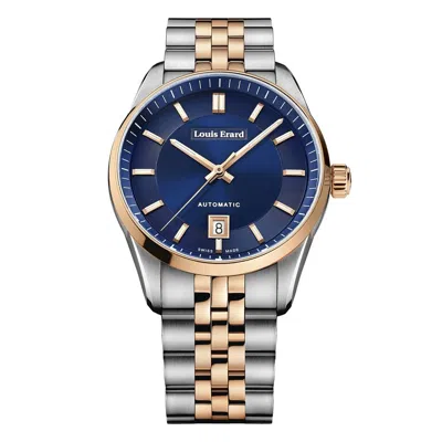Pre-owned Louis Erard Louiserard Heritage, M, T/t, Blu-d,t/t-b,m A