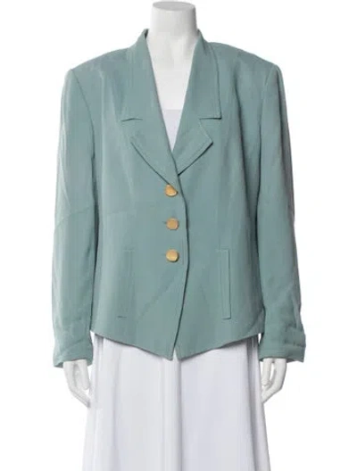 Pre-owned Louis Fèraud Blazer In Green