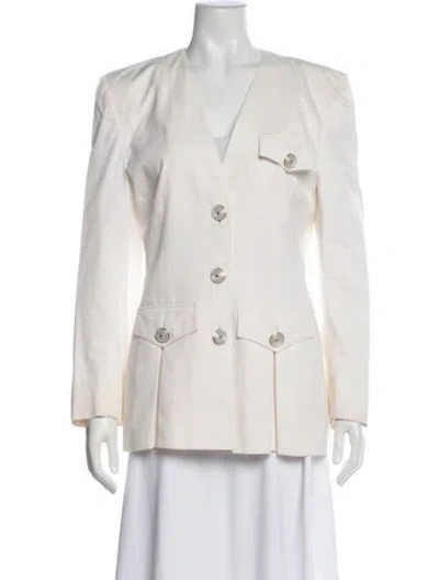 Pre-owned Louis Fèraud Blazer In Neutral
