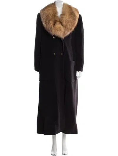 Pre-owned Louis Fèraud Coat In Black