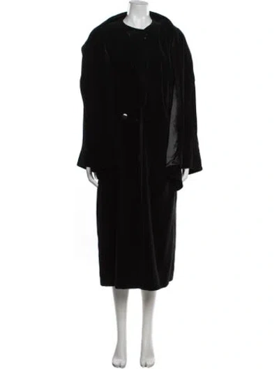 Pre-owned Louis Fèraud Coat In Black