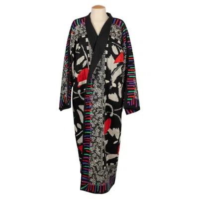 Pre-owned Louis Fèraud Louis Feraud Coat Haute Couture Winter 1985 In Black