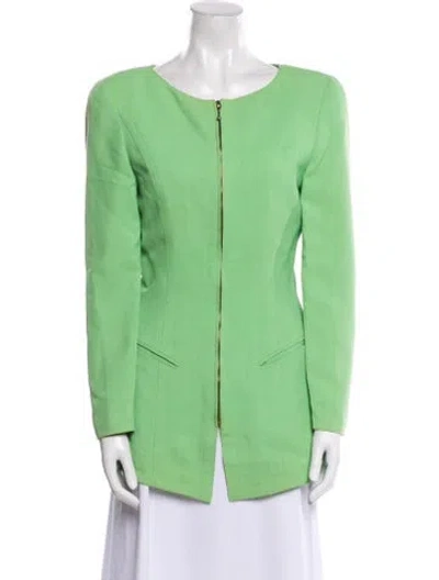 Pre-owned Louis Fèraud Evening Jacket In Green