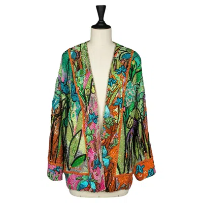 Pre-owned Louis Fèraud Louis Feraud Haute Couture Jacket By Louis Feraud Circa 1980 In Brown