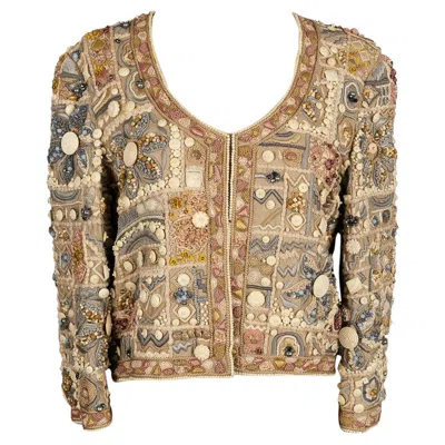 Pre-owned Louis Fèraud Louis Féraud Haute Couture Set In Brown