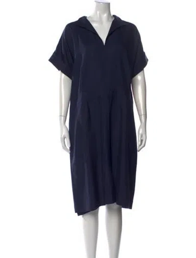 Pre-owned Louis Fèraud Knee-length Dress In Blue