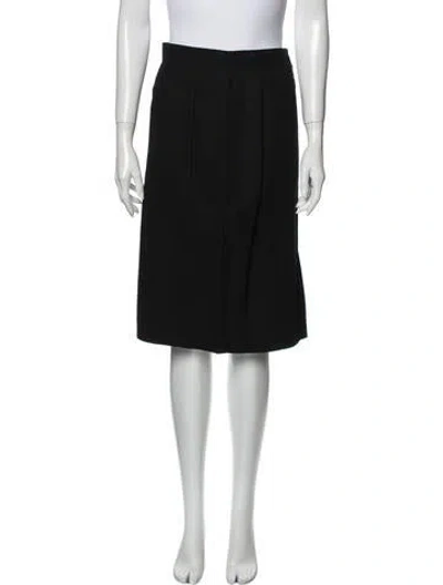 Pre-owned Louis Fèraud Knee-length Skirt In Black