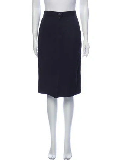 Pre-owned Louis Fèraud Knee-length Skirt In Blue