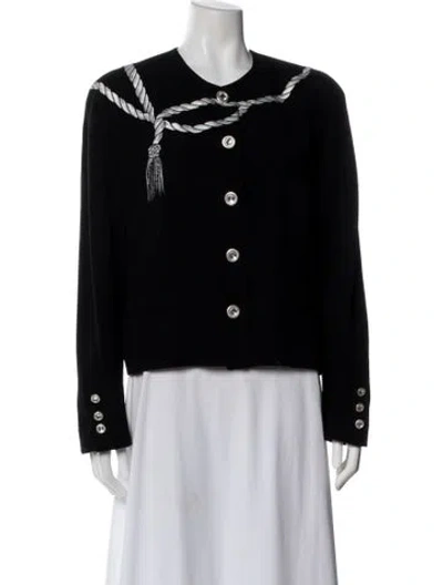 Pre-owned Louis Fèraud Late 1980's - Early 1990's Evening Jacket In Black