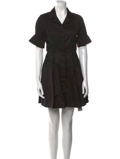 Pre-owned Louis Fèraud Mini Dress In Black