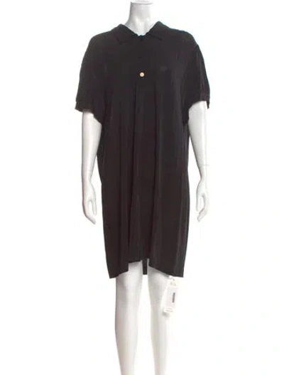 Pre-owned Louis Fèraud Mini Dress In Black