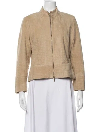Pre-owned Louis Fèraud Patterned Jacket In Neutrals