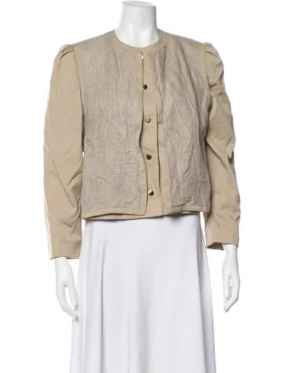 Pre-owned Louis Fèraud Patterned Jacket In Neutrals