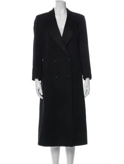 Pre-owned Louis Fèraud Silk Coat In Black