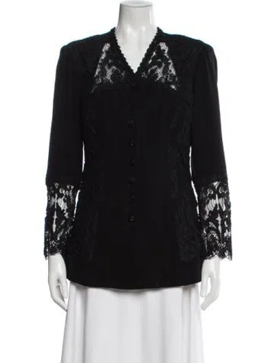 Pre-owned Louis Fèraud Silk Evening Jacket In Black