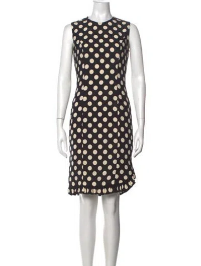 Pre-owned Louis Fèraud Silk Knee-length Dress In Multi