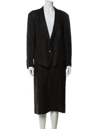Pre-owned Louis Fèraud Skirt Set In Black