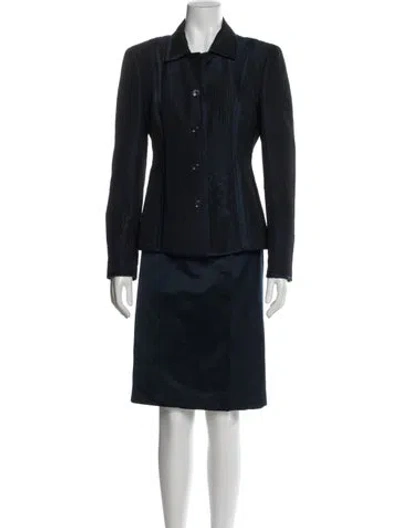 Pre-owned Louis Fèraud Skirt Set In Blue