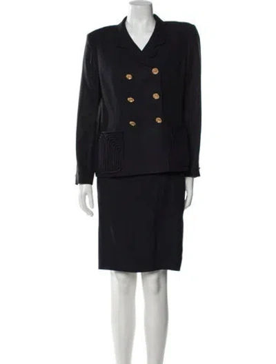 Pre-owned Louis Fèraud Skirt Set In Blue