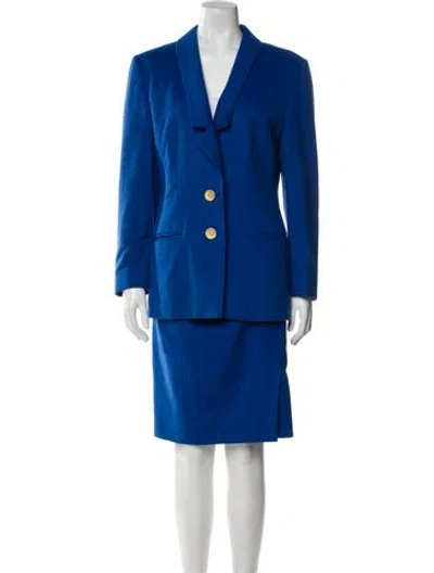 Pre-owned Louis Fèraud Skirt Set In Blue