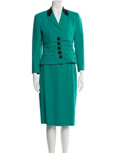 Pre-owned Louis Fèraud Skirt Set In Blue