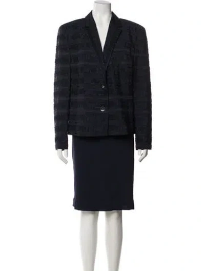 Pre-owned Louis Fèraud Skirt Suit In Blue